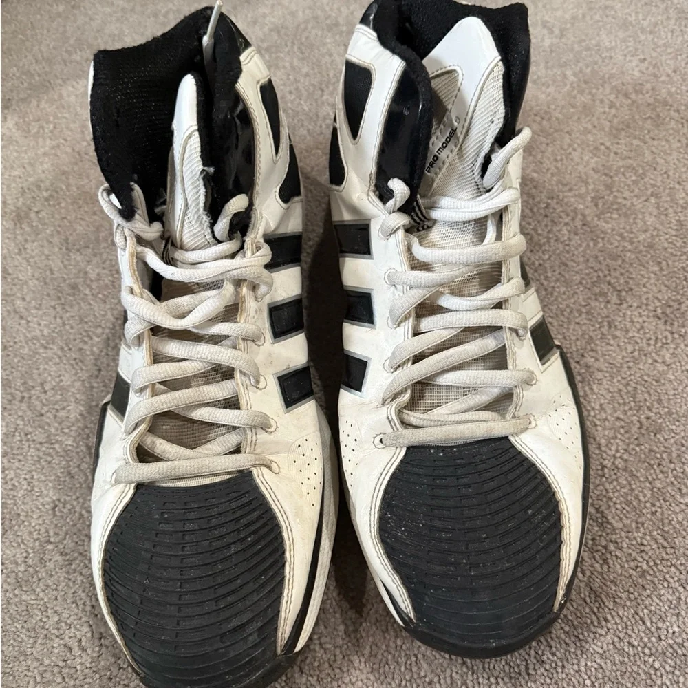 Adidas Black and White Sneakers - Picture 1 of 5